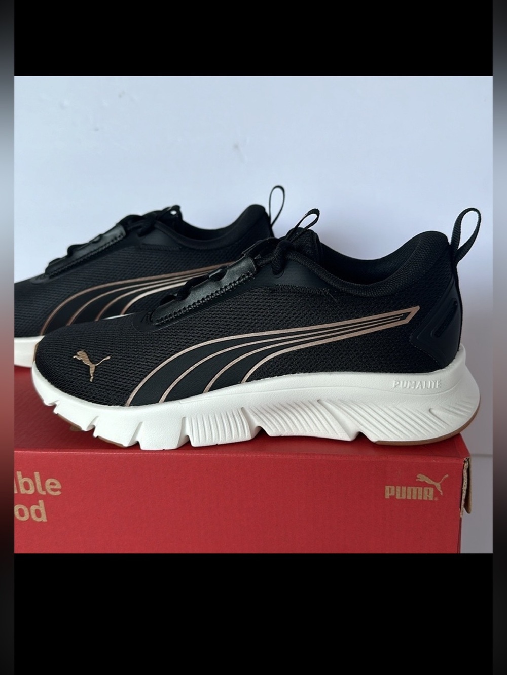 Puma Women’s Focus Lite Sneakers Black Size 6.5 #1788340